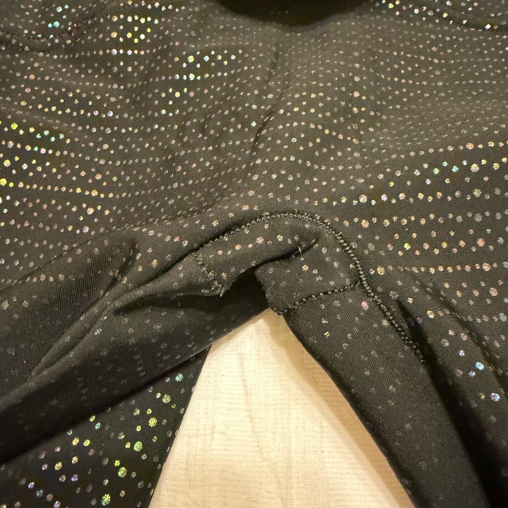 SPANX Black and Gray Patterned Leggings Set - Picture 7 of 7